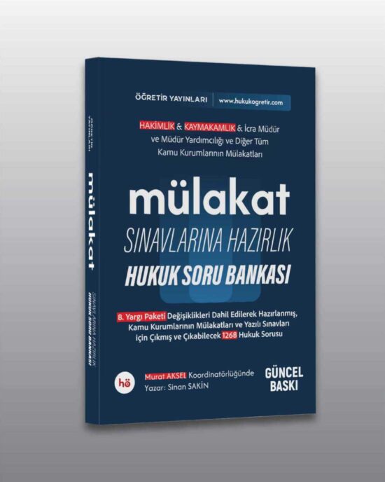 Mülakat Sınavlarına Hazırlık | Hukuk Soru Bankası