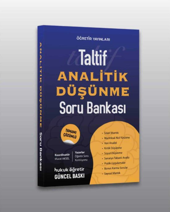 Analitik Düşünme | Soru Bankası