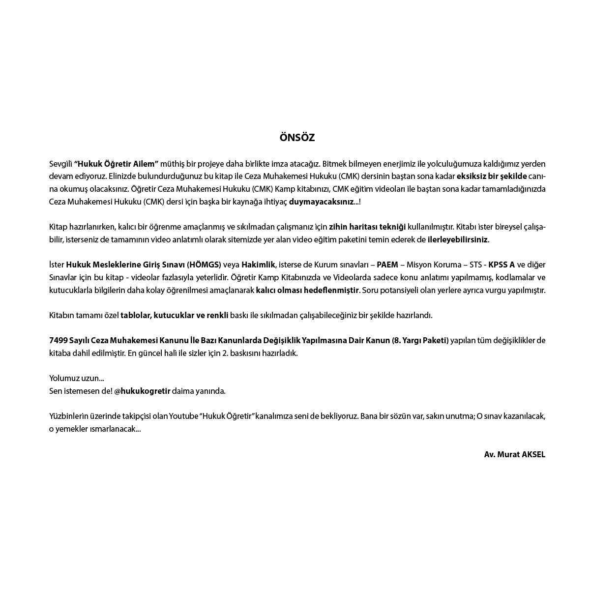 Ceza Muhakemesi Kanunu | Kamp Kitabı - Görsel 2