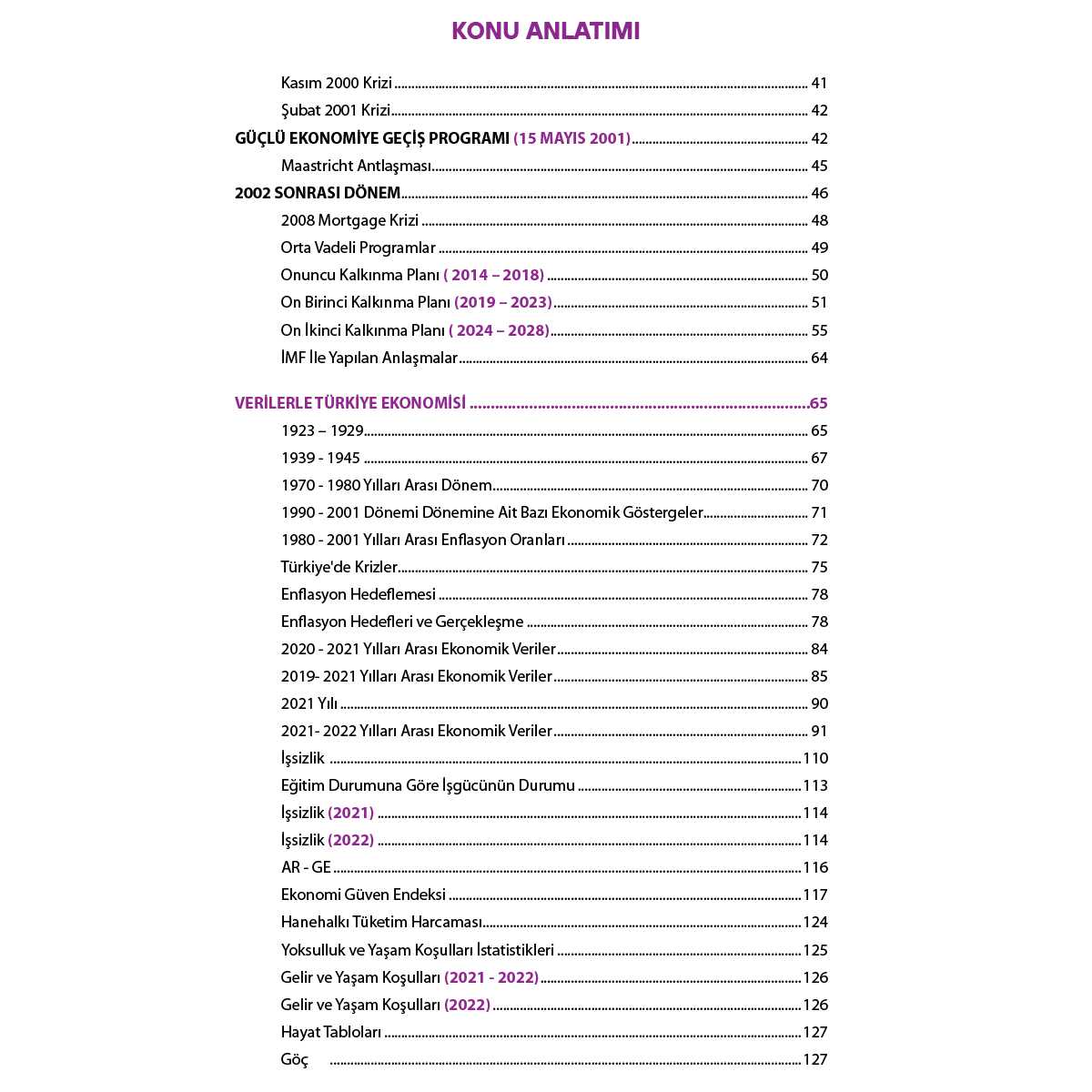 Türkiye Ekonomisi | Konu + Soru Kitap Seti - Görsel 15