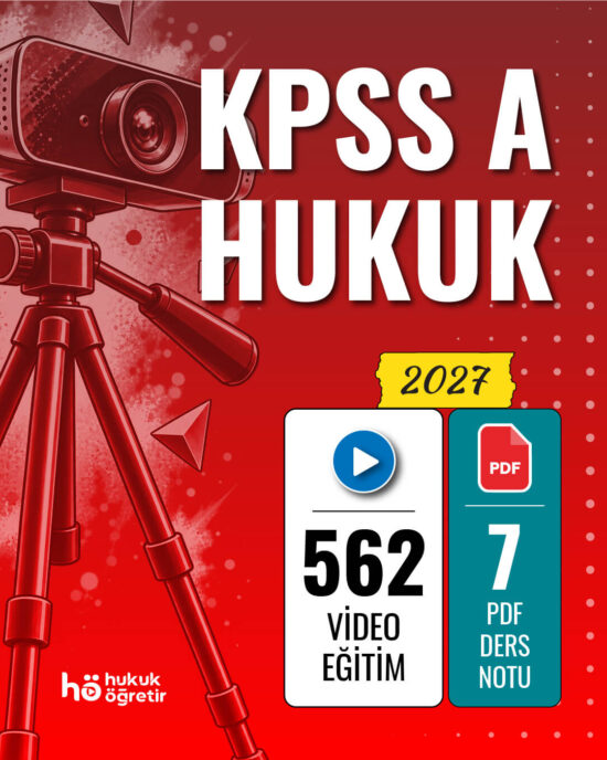 KPSS A Hukuk | Video Eğitim