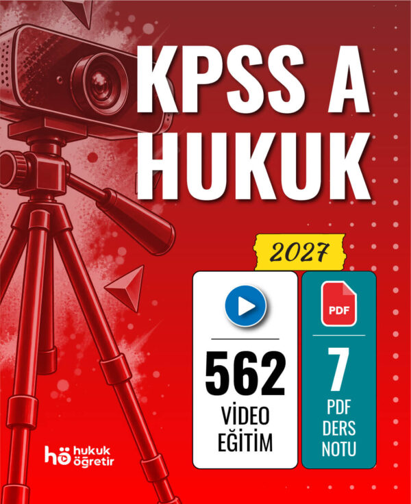 KPSS A Hukuk | Video Eğitim