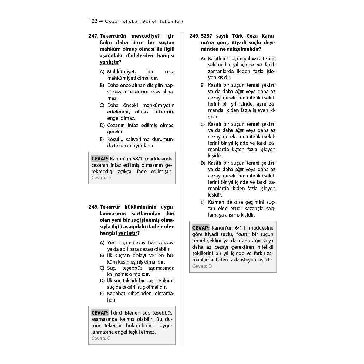 Ceza Hukuku Özel Hükümler Kamp Kitabı + Ceza Hukuku Soru Bankası - Görsel 9
