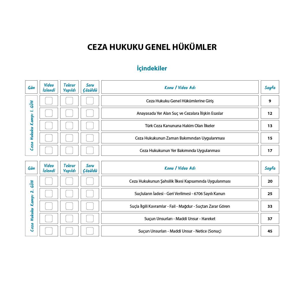 Ceza Hukuku Genel H - CMK | Kamp Kitabı - Görsel 2