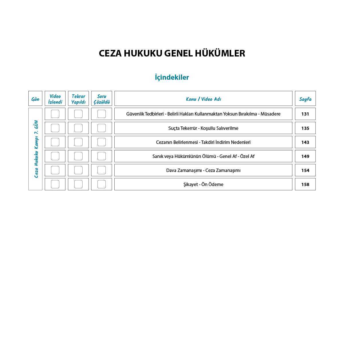 Ceza Hukuku Genel Hükümler - Ceza Hukuku Özel Hükümler - CMK - Görsel 4