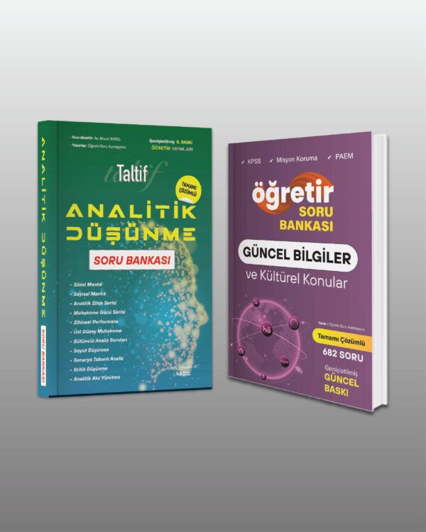 Analitik Düşünme + Güncel Bilgiler | Soru Bankası Seti