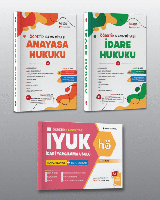 Anayasa Hukuku - İdare Hukuku - İYUK | Kamp Kitabı