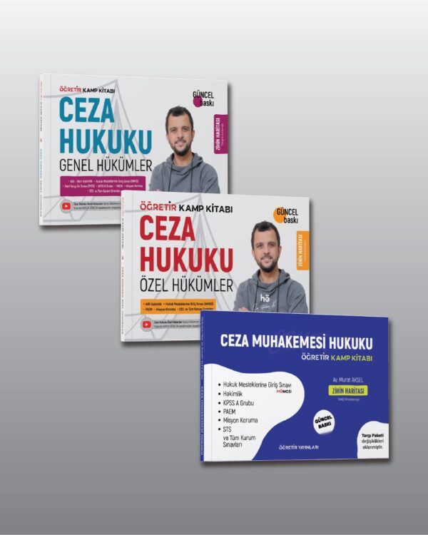 Ceza Hukuku Genel Hükümler - Ceza Hukuku Özel Hükümler - CMK Seti