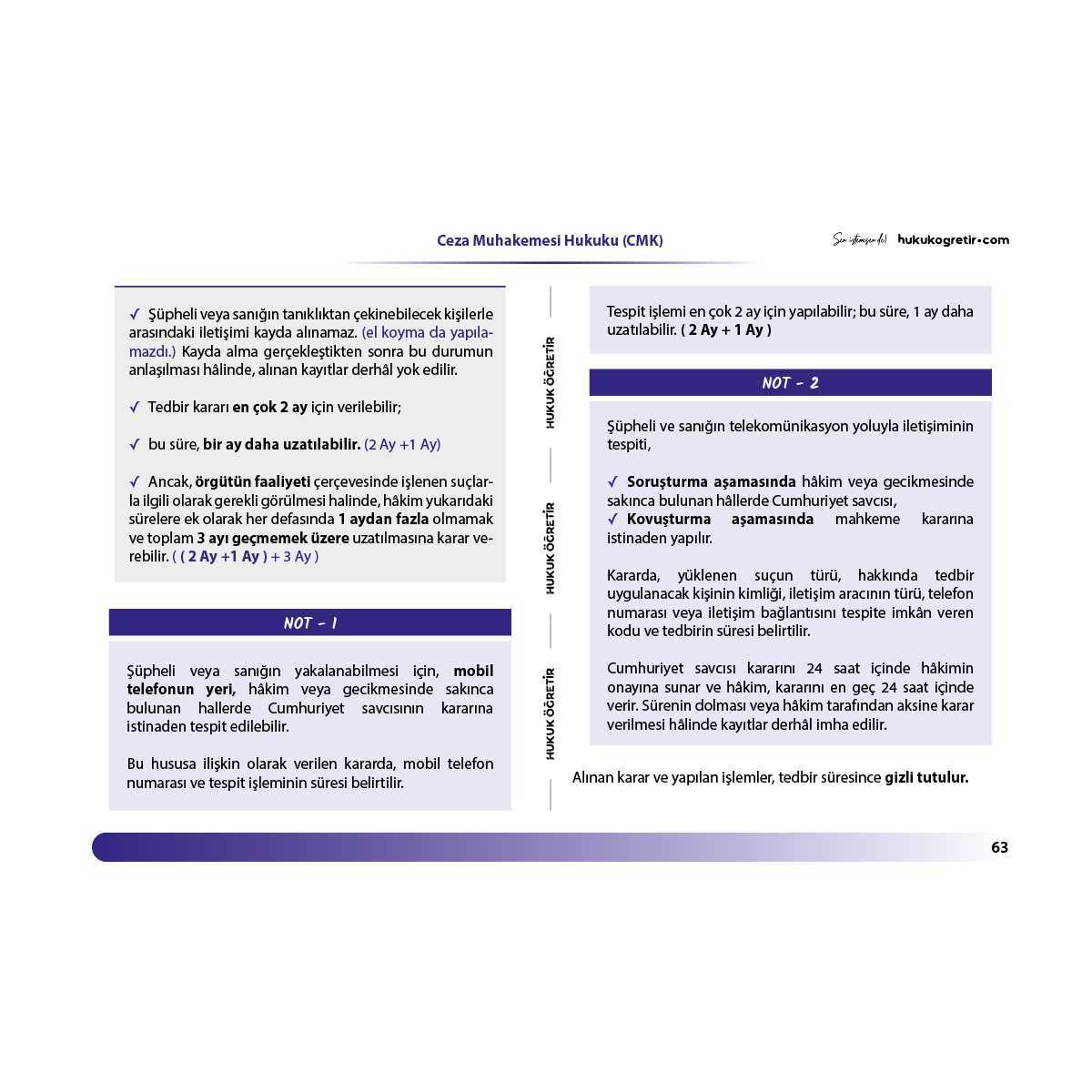 Ceza Hukuku Genel Hükümler - Ceza Hukuku Özel Hükümler - CMK - Görsel 14
