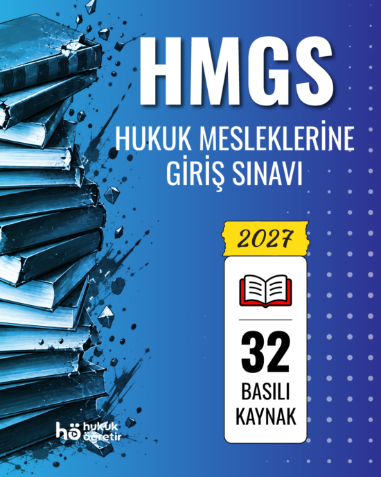 2027 Hukuk Mesleklerine Giriş Sınavı (HMGS) | Kitap Seti