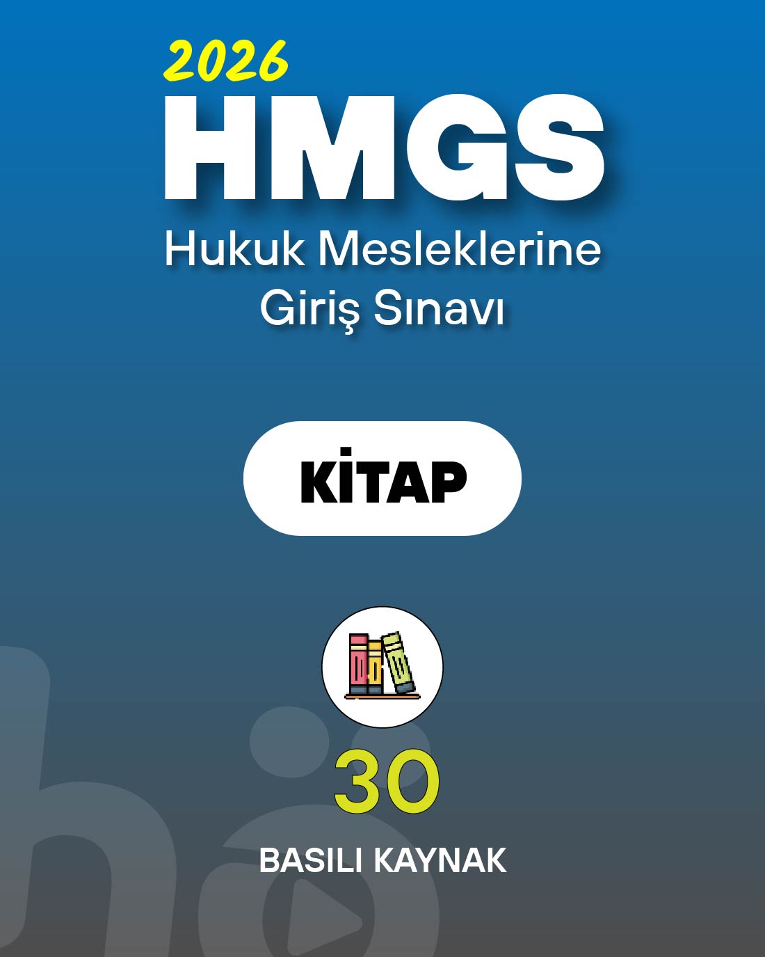 2026 Hukuk Mesleklerine Giriş Sınavı (HMGS) | Kitap Seti