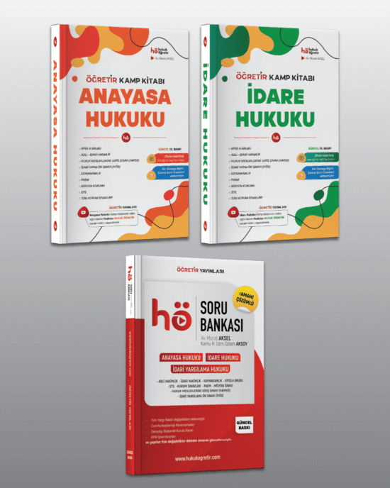 HÖ Soru Bankası - Anayasa Hukuku - İdare Hukuku