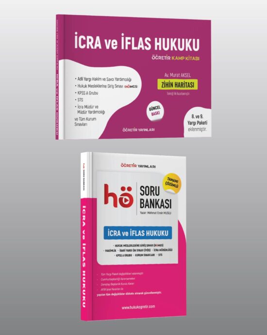 İcra ve İflas Hukuku Ders Notu Kitabı - İcra ve İflas Hukuku Soru Bankası