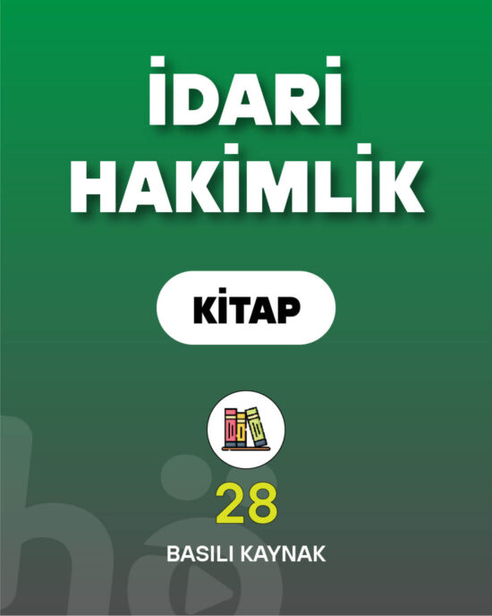 İdari Hakimlik Sınavı | Kitap Seti