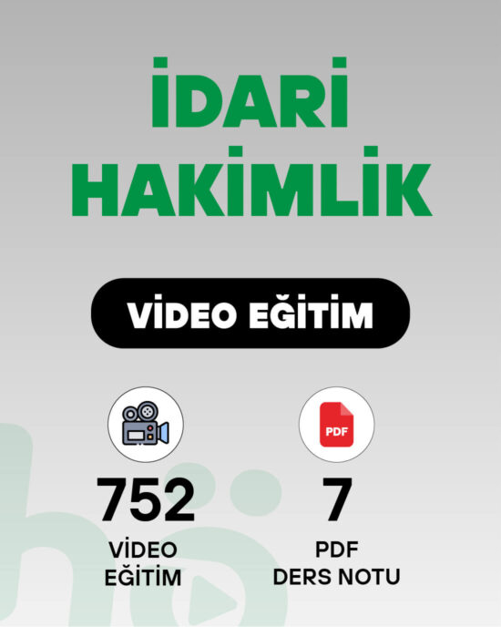 İdari Hakimlik | Video Eğitim