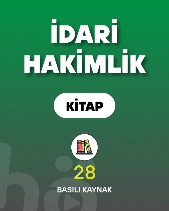 İdari Hakimlik Sınavı | Kitap Seti