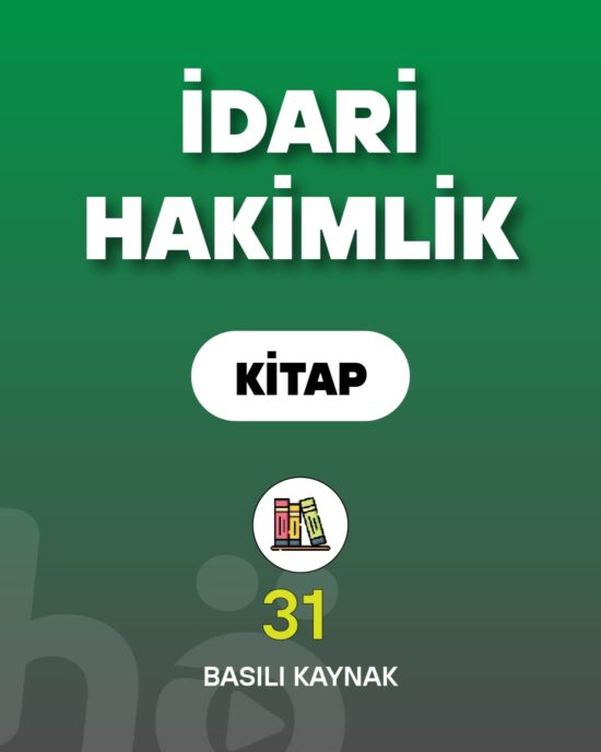 İdari Hakimlik Sınavı | Kitap Seti
