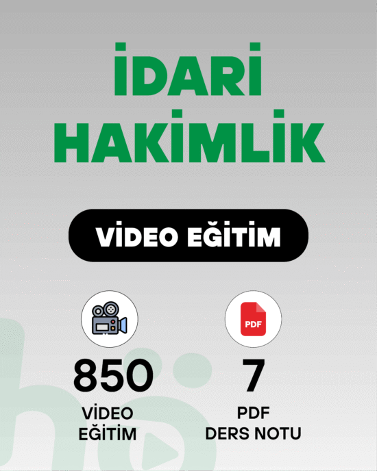 İdari Hakimlik | Video Eğitim
