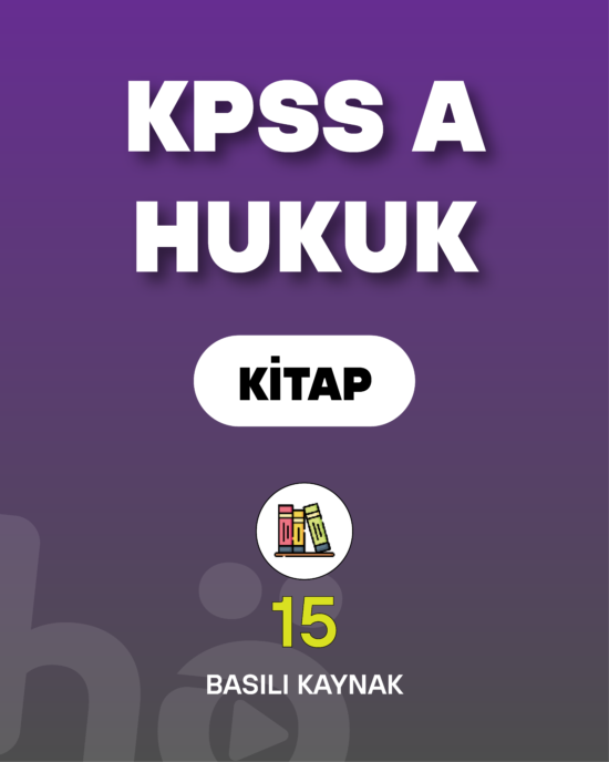 KPSS A Hukuk | Kitap Seti