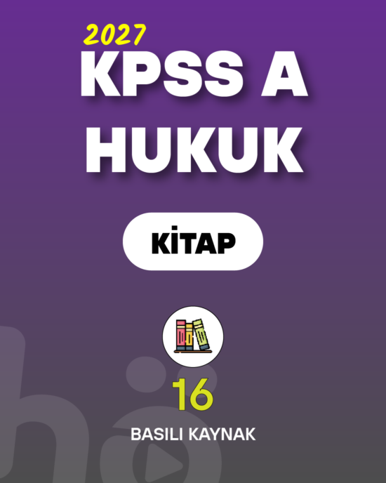 KPSS A Hukuk | Kitap Seti