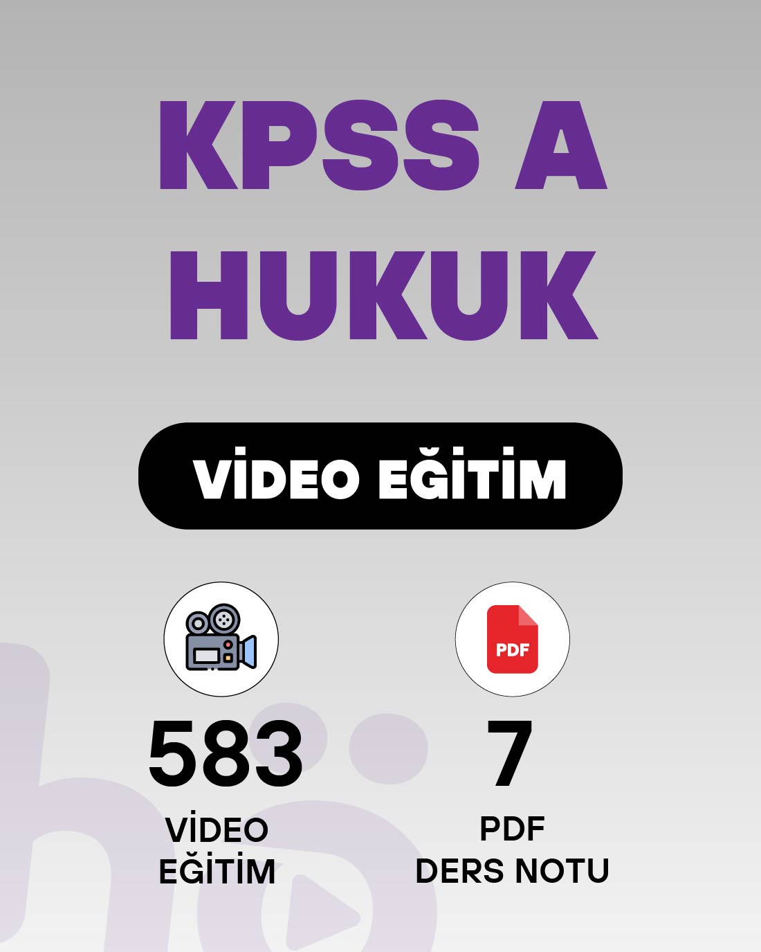 KPSS A Hukuk | Video Eğitim