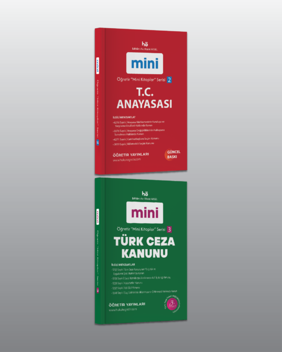 Anayasa - TCK Öğretir Mini Cep Kitapları Seti