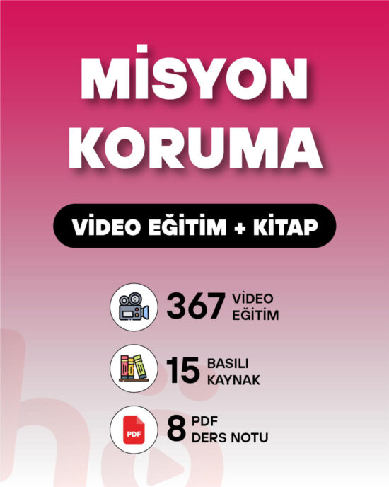 Misyon Koruma Sınavı | Video Eğitim + Kitap Seti
