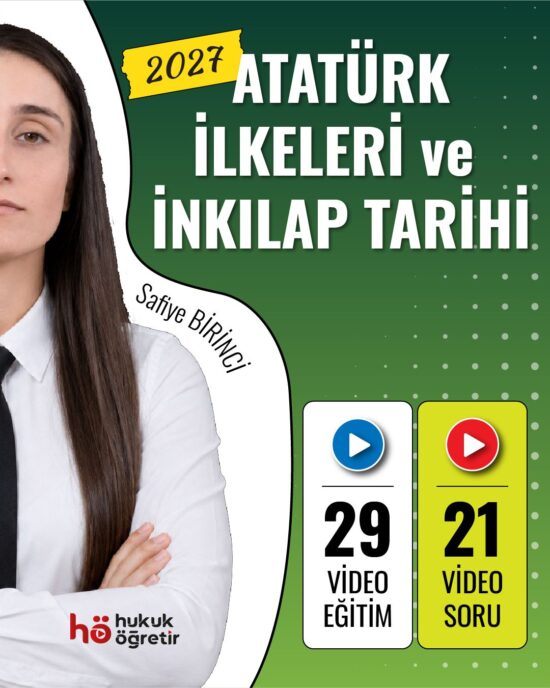 Atatürk İlkeleri ve İnkılap Tarihi | Video Eğitim + Video Soru Çözümü