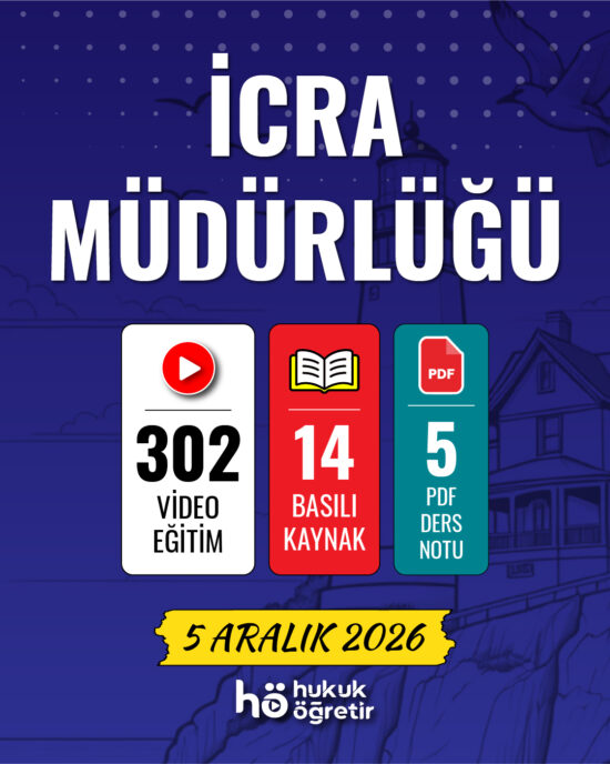 İcra Müdürlüğü | Video Eğitim + Kitap Seti