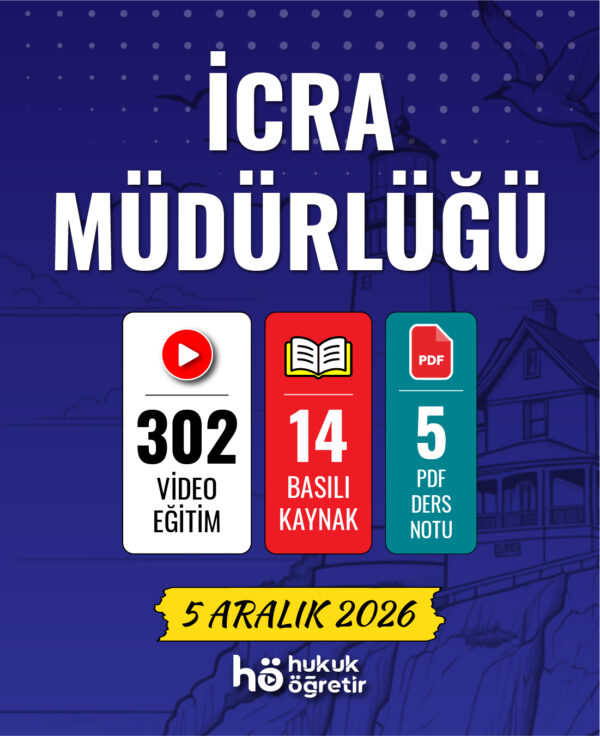 İcra Müdürlüğü | Video Eğitim + Kitap Seti