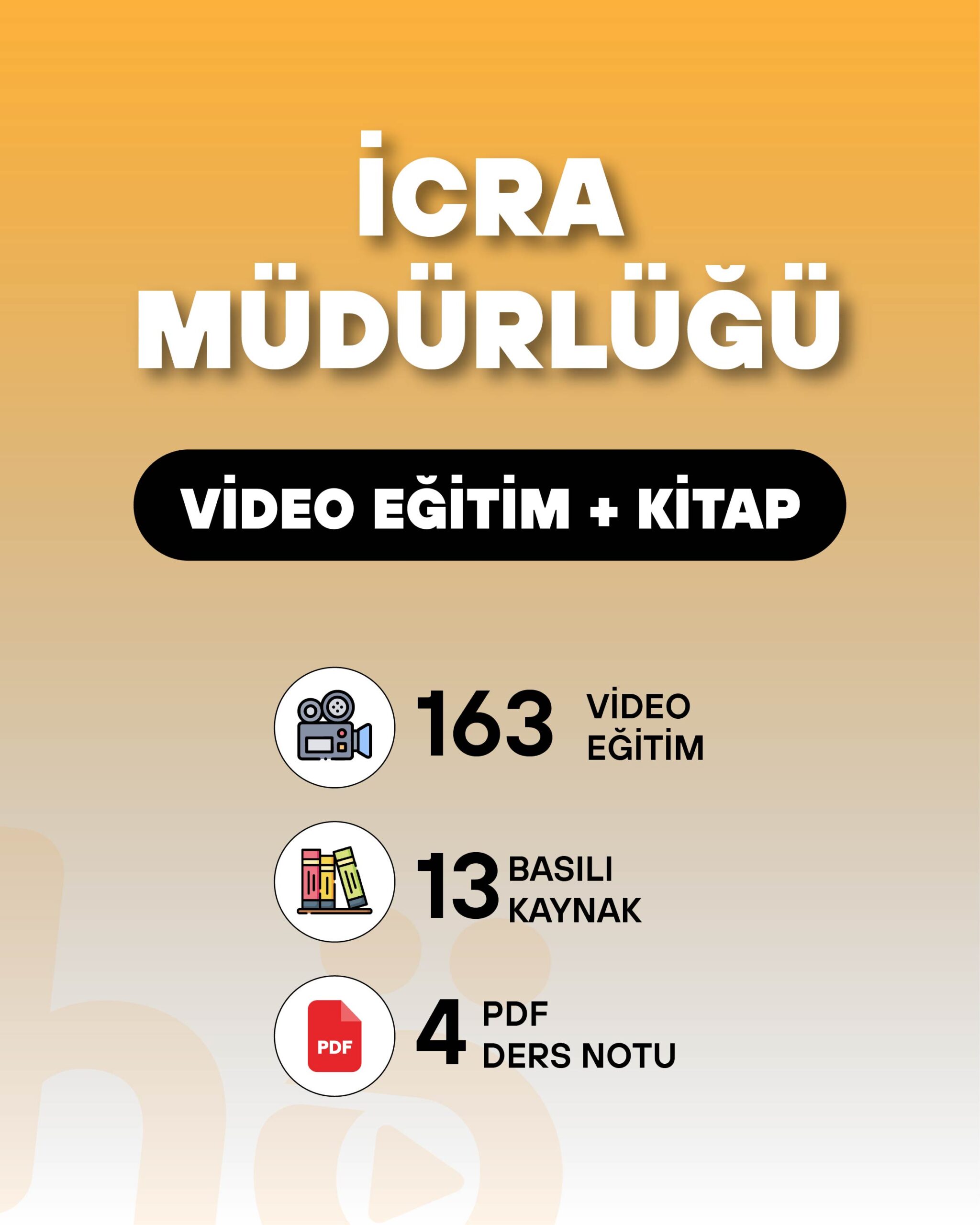 İcra Müdürlüğü | Video Eğitim + Kitap Seti