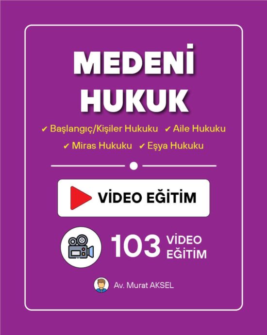 Medeni Hukuk | Video Eğitim