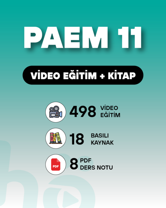 PAEM 11 - Komiser Yardımcılığı Sınavı | Video Eğitim + Kitap Seti