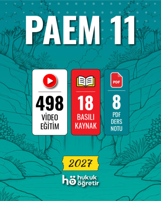 PAEM 11 - Komiser Yardımcılığı Sınavı | Video Eğitim + Kitap Seti