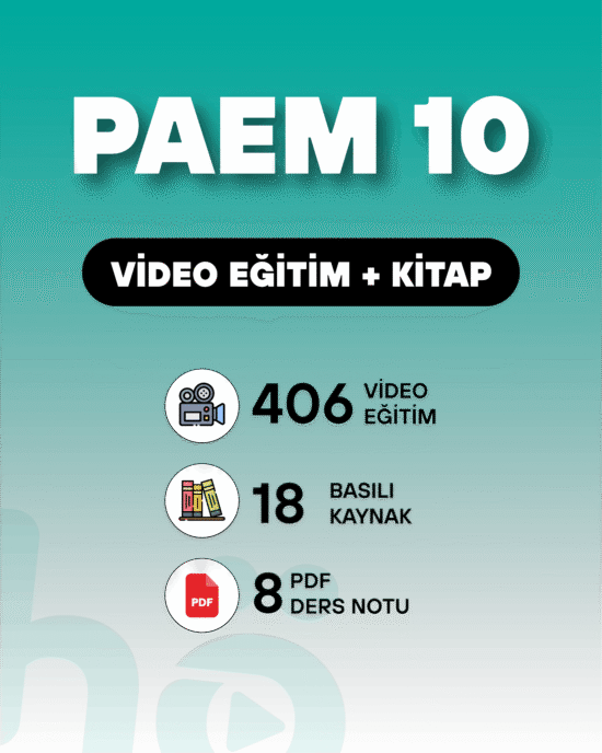 PAEM 10 - Komiser Yardımcılığı Sınavı | Video Eğitim + Kitap Seti