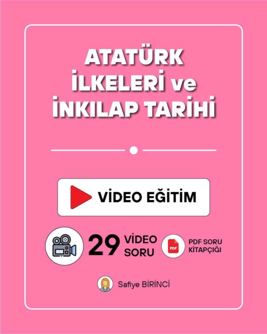Atatürk İlkeleri ve İnkılap Tarihi | Video Eğitim