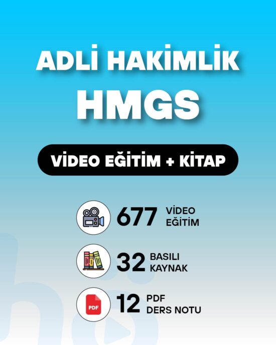 Adli Hakimlik + HMGS | Video Eğitim + Kitap