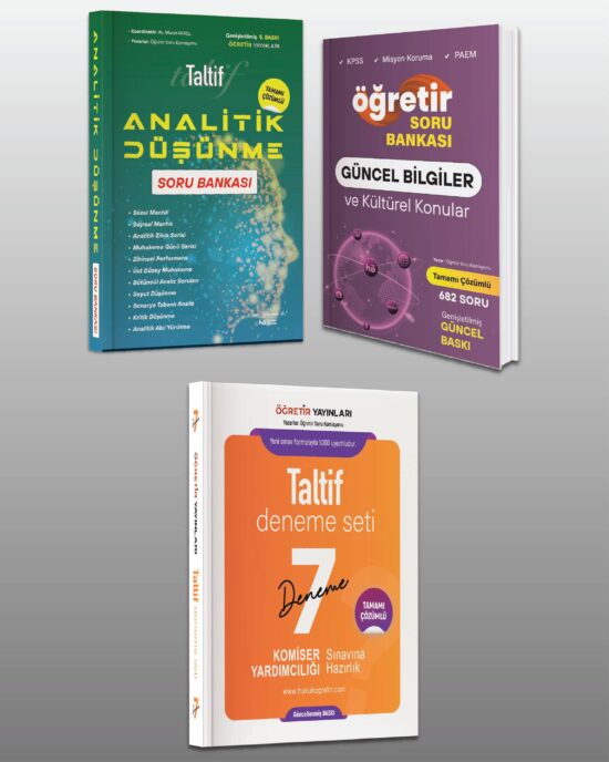 Güncel Bilgiler ve Analitik Soru Bankası + 7'li Deneme Seti