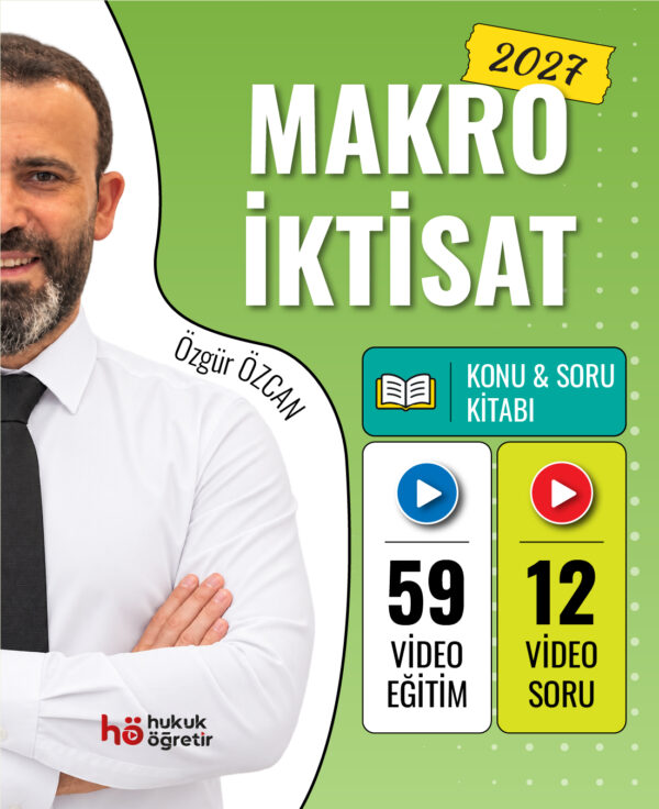 Makro İktisat | Video Eğitim + Video Soru + Kitaplar Seti