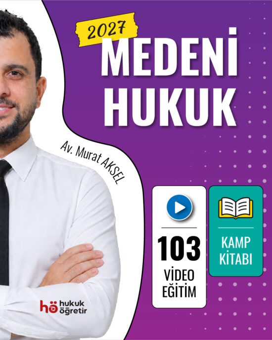 Medeni Hukuk | Video Eğitim + Öğretir Kamp Kitabı | Paketi