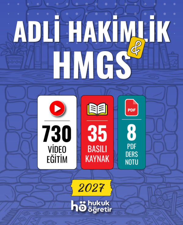 Adli Hakimlik + HMGS | Video Eğitim + Kitap Seti