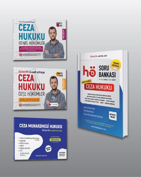 Ceza Hukuku 4'lü Set