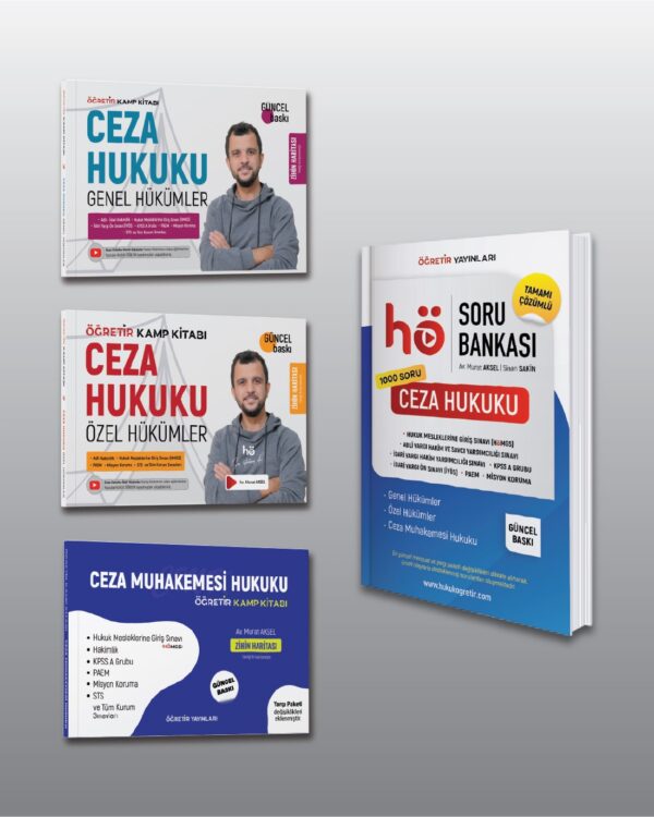 Ceza Hukuku 4'lü Seti