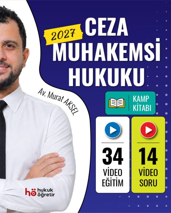 Ceza Muhakemesi Hukuku | Video Eğitim + Video Soru Bankası+ Kitap Seti
