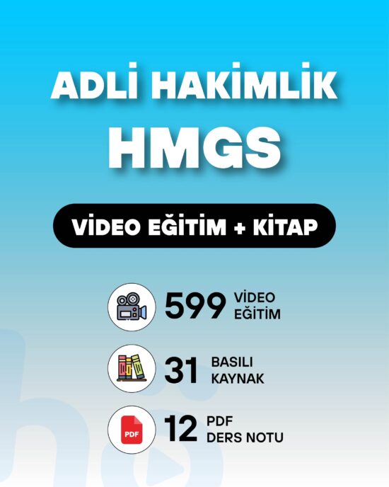 Adli Hakimlik + HMGS | Video Eğitim + Kitap