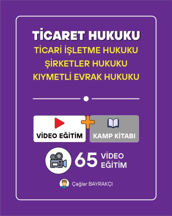 Ticaret Hukuku | Kitap + Video Eğitim