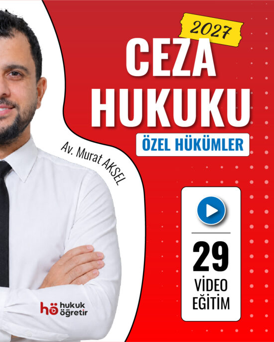 Ceza Hukuku Özel Hükümler | Video Eğitim