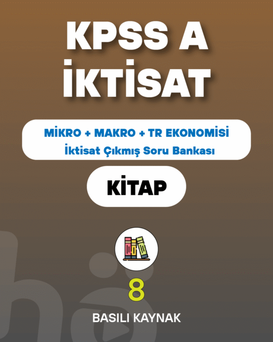 KPSS A İktisat Kitap Seti
