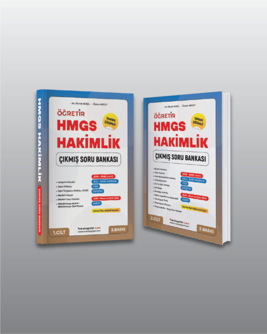 2026 Öğretir HMGS & Hakimlik ÖSYM Çıkmış Soru Bankası Seti - 2 Cilt - Detay Çözümlü Orijinal Sorular