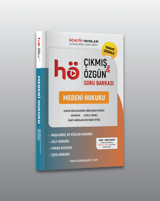 Medeni Hukuk Özgün & Çıkmış | Soru Bankası